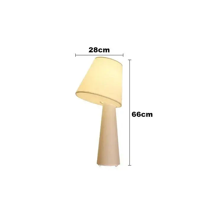 Decorative Floor Lamps for Living Room Bedroom Hotel Restaurants - White Fabric