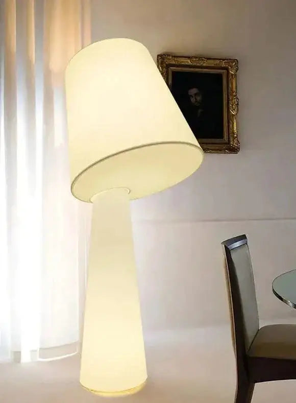 Decorative Floor Lamps for Living Room Bedroom Hotel Restaurants - White Fabric