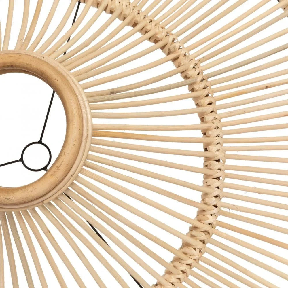 Hand Woven Wicker Pendant Brown or Beige | Patterned Shadows 1 to 3 Bulbs for Enough Light Sizes Casalola Lights Luxury