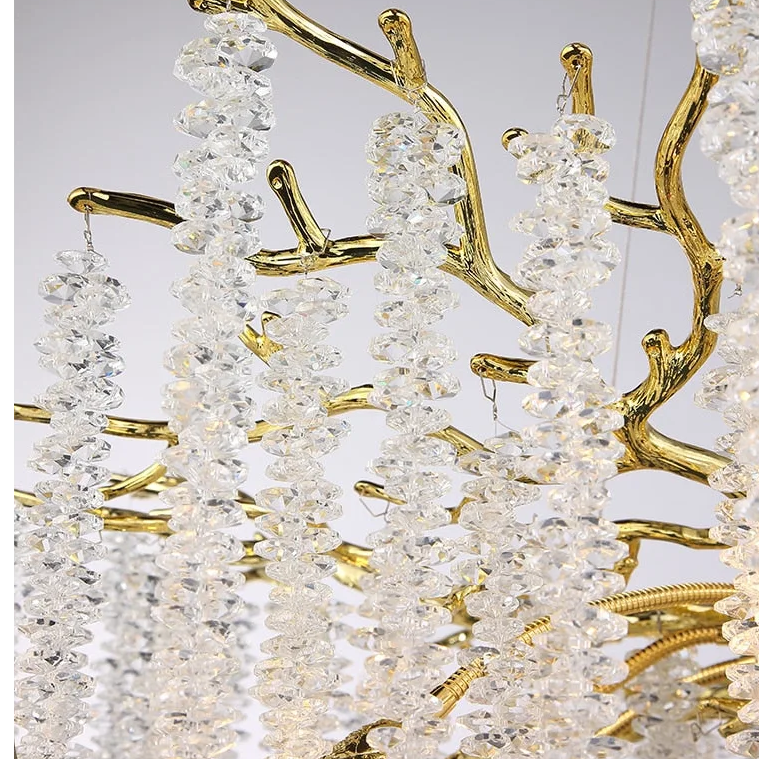 Real Crystal Chandelier | Wisteria Luxury Lighting for Stairs Living Room Restaurants Casalolalights Luxury Lamps