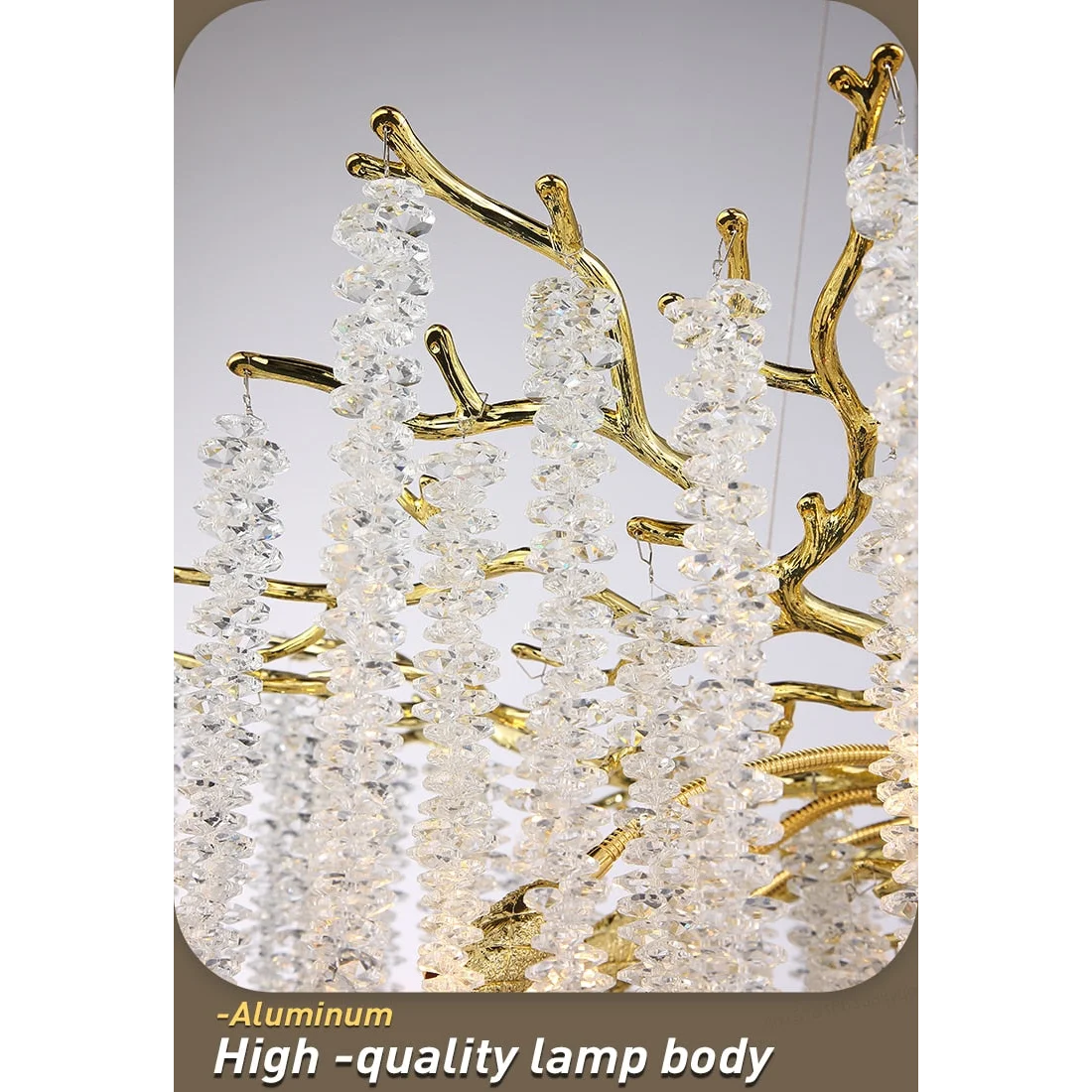 Real Crystal Chandelier | Wisteria Luxury Lighting for Stairs Living Room Restaurants