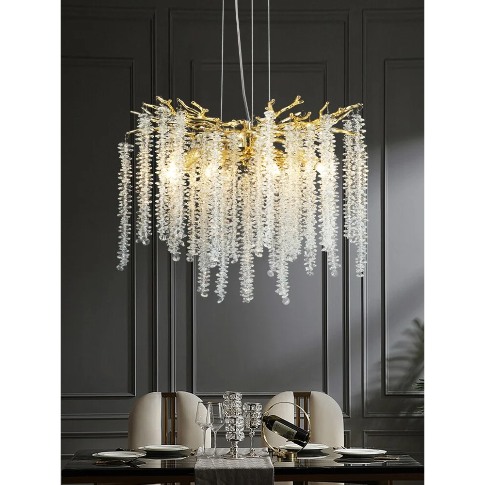 Real Crystal Chandelier | Wisteria Luxury Lighting for Stairs Living Room Restaurants Casalolalights Luxury Lamps