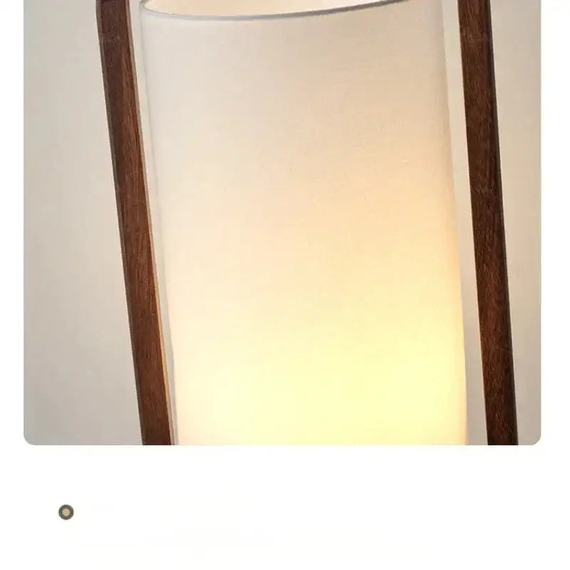 Wood Floor Lamp Japandi Lamps for Living Room Bedroom - Table