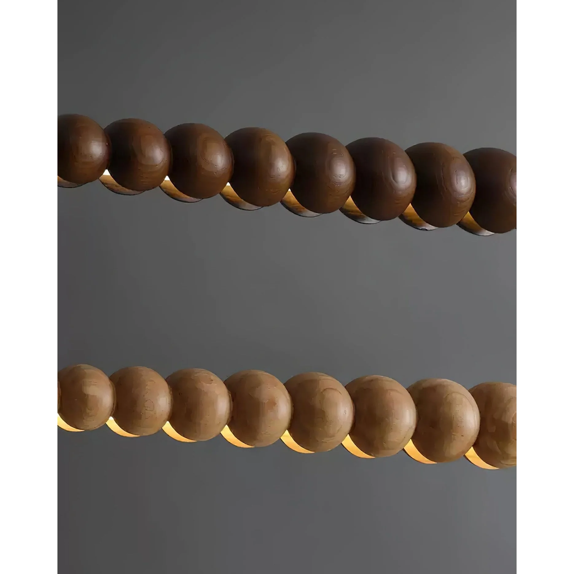 Wooden Beads Bar Pendant Lighting | Modern Led Kitchen Island Dining Room | Casalola