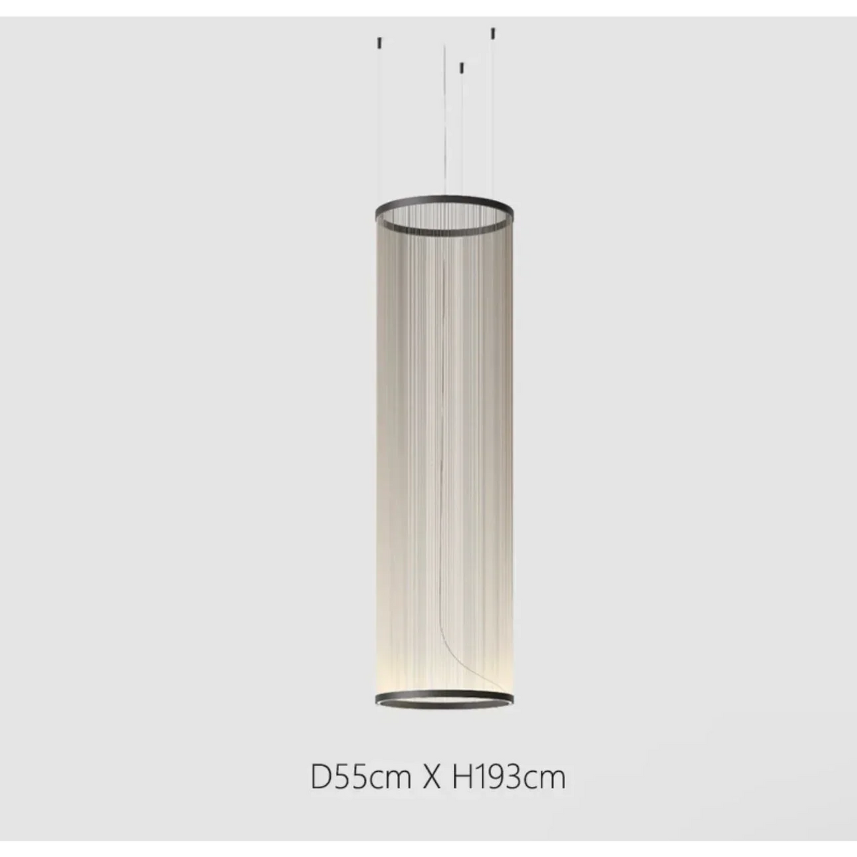 Woven Thread Pendant Light for Dining Room or Stairwell | Red Green Cream 14.6 to 48.8 Inch Led Casalola Lights Luxury