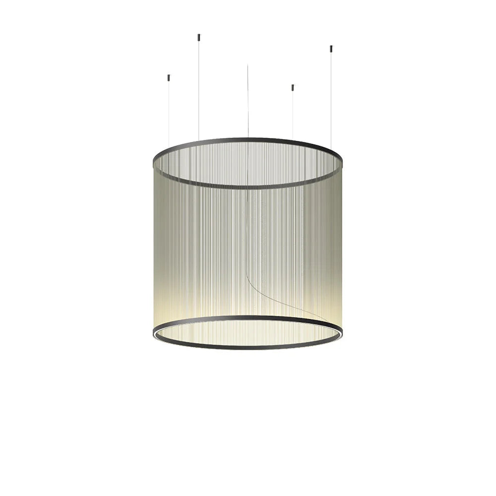 Woven Thread Pendant Light for Dining Room or Stairwell | Red Green Cream 14.6 to 48.8 Inch Led Casalola Lights Luxury