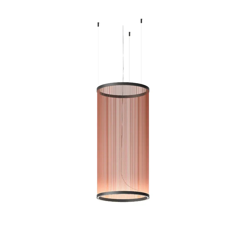 Woven Thread Pendant Light for Dining Room or Stairwell | Red Green Cream 14.6 to 48.8 Inch Led Casalola Lights Luxury