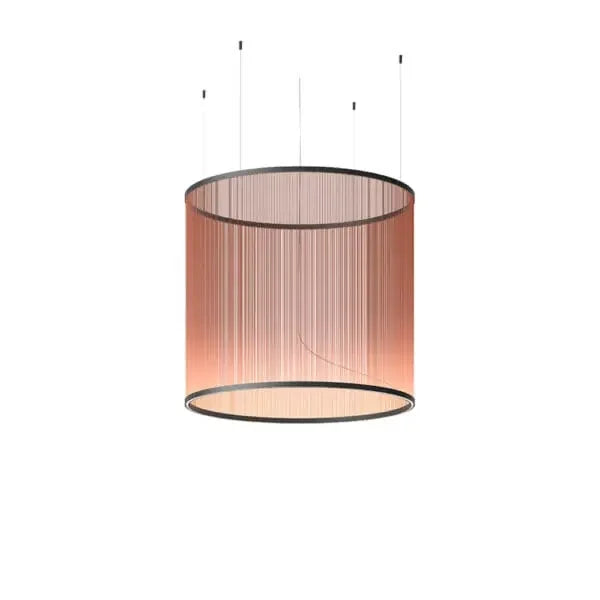 Woven Thread Pendant Light for Dining Room or Stairwell | Red Green Cream 14.6 to 48.8 Inch Led Casalola Lights Luxury