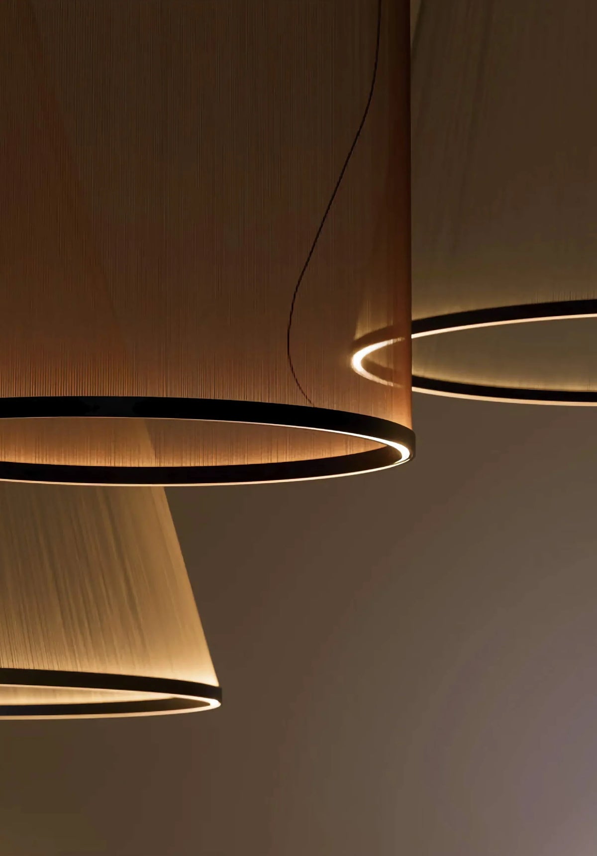 Woven Thread Pendant Light for Dining Room or Stairwell | Red Green Cream 14.6 to 48.8 Inch Led Casalola Lights Luxury