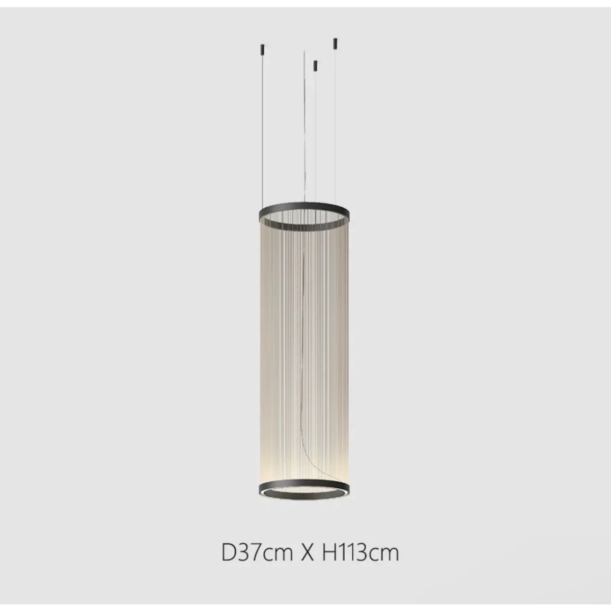Woven Thread Pendant Light for Dining Room or Stairwell | Red Green Cream 14.6 to 48.8 Inch Led Casalola Lights Luxury