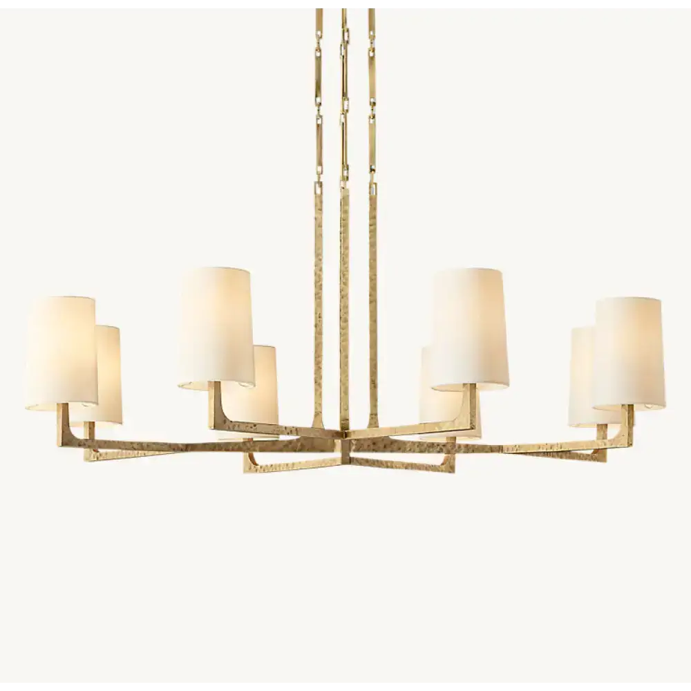 Architectural 16-light Chandelier | Black Commercial-grade Iron Fixture - Chandeliers