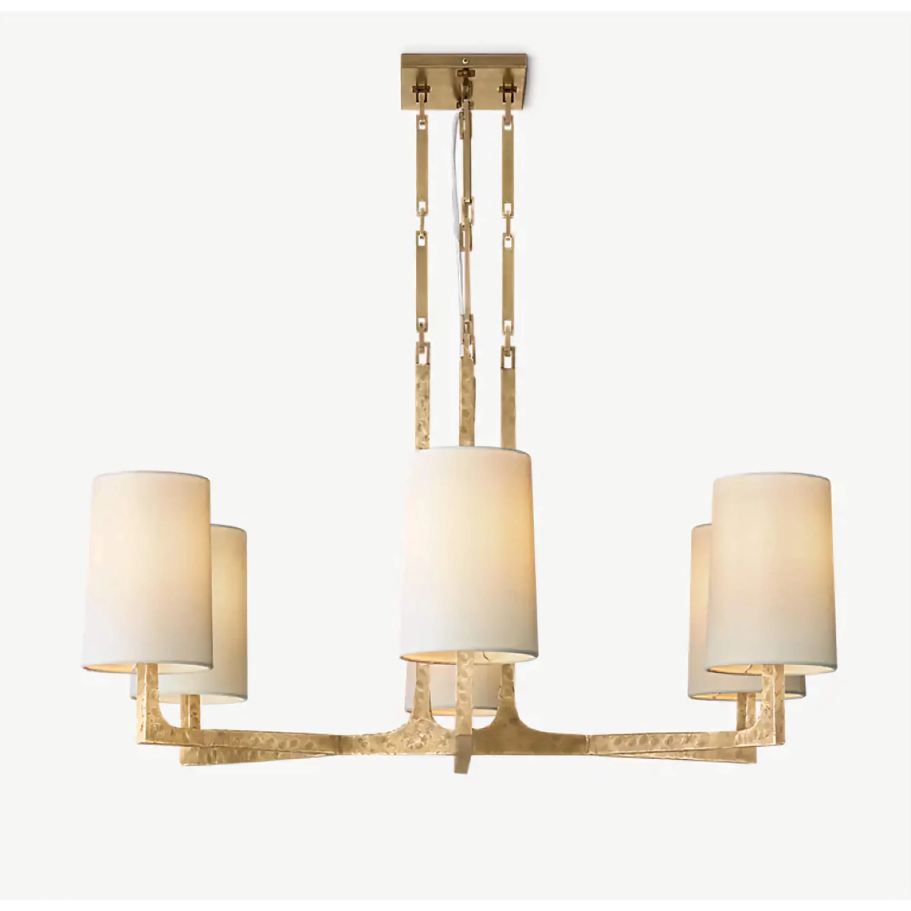 Living Room Chandelier Brass – Large Multi Arm Linen Shade Led Pendant Casalolalights Luxury Lamps for Interior