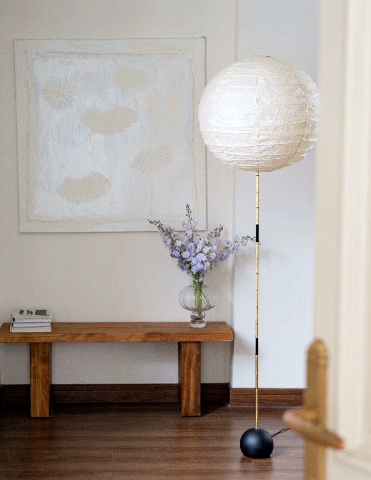 Paper Floor Lamp Akari Bb3 Lamps for Japandi Modern Minimalism Decor Living Room Bedroom